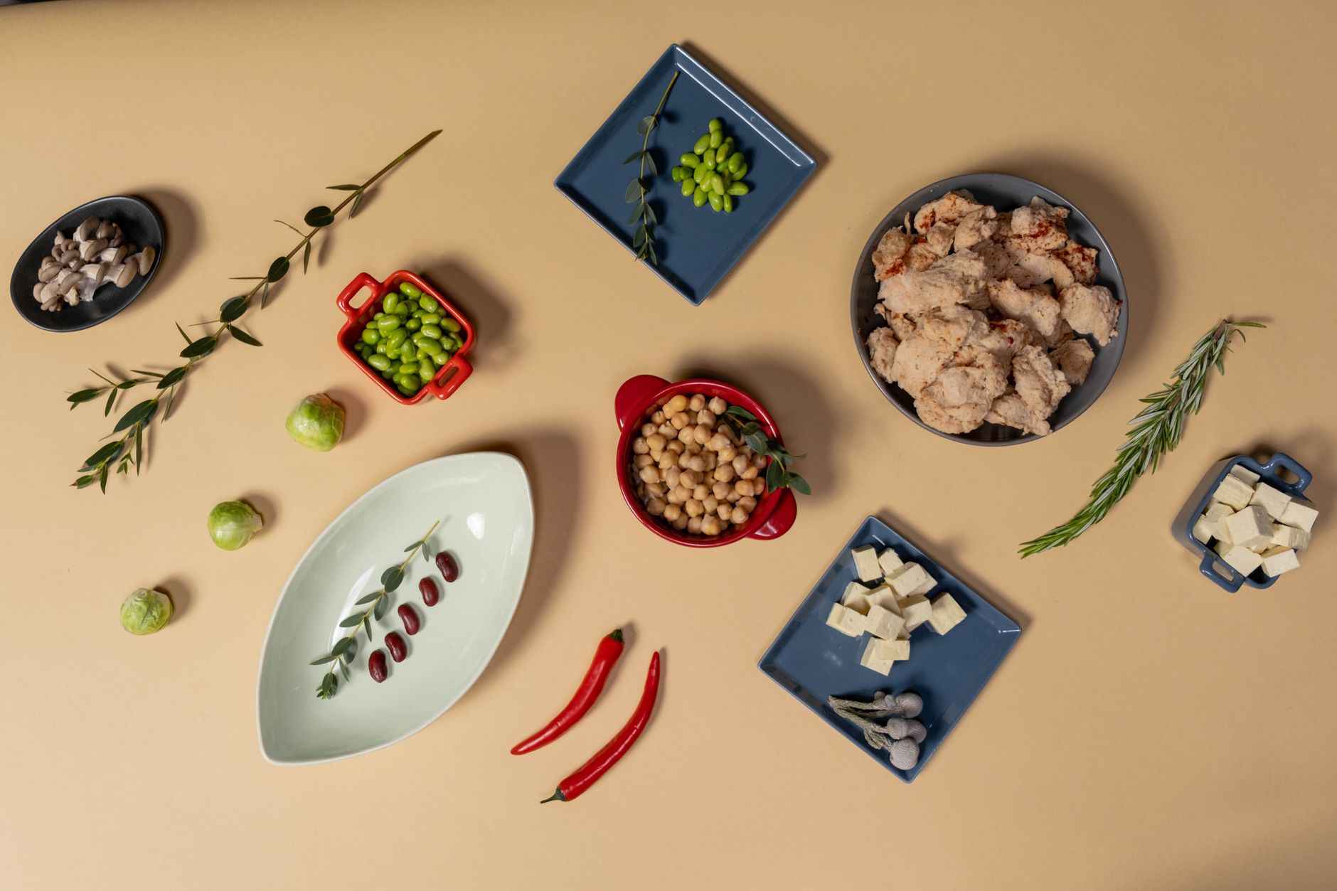 Chickpeas vs edamame