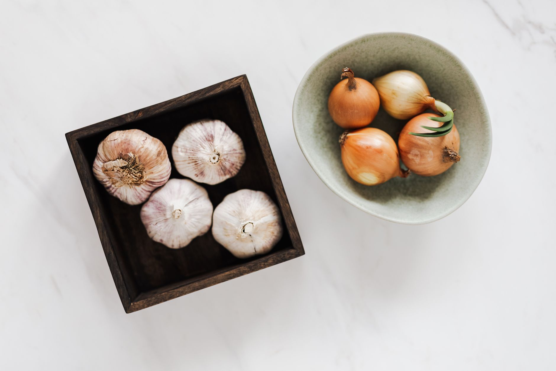 Garlic vs onion burnt taste